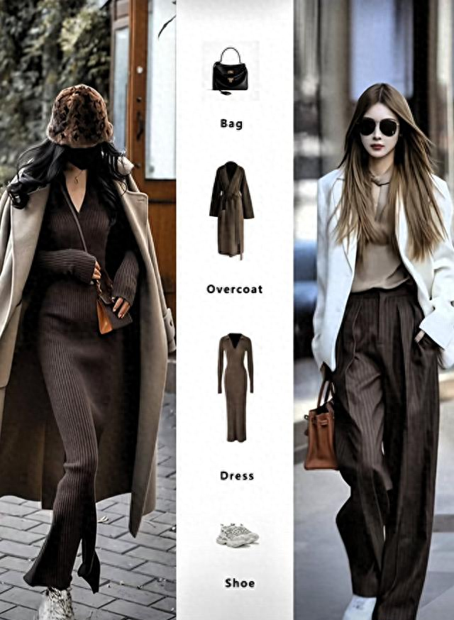 今年秋冬锁死美拉德风！穿搭公式一学就会，高级感大衣的打开方式