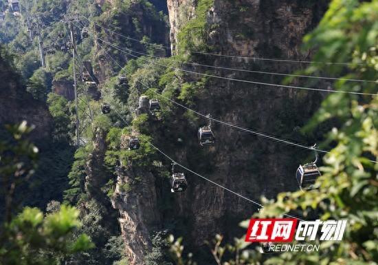 张家界国家森林公园天子山游人如潮 （组图）