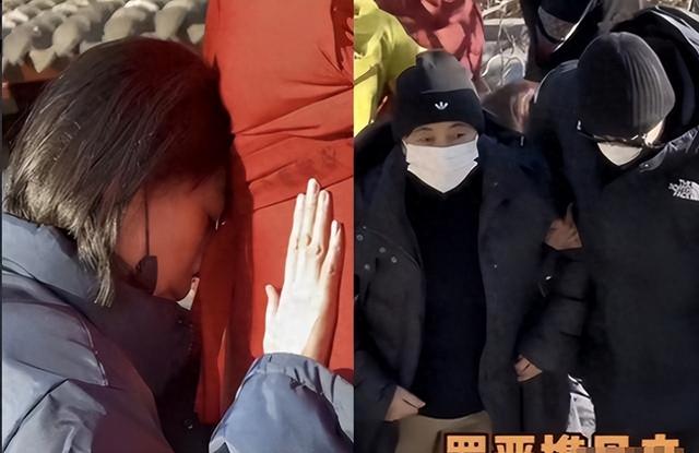 婚变传闻后，罗晋携任素汐与母亲去祈福，撕下了唐嫣仅存的体面