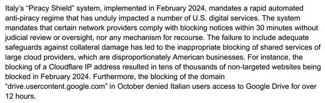 Cloudflare认为封锁外国网站的行为构成数字贸易壁垒