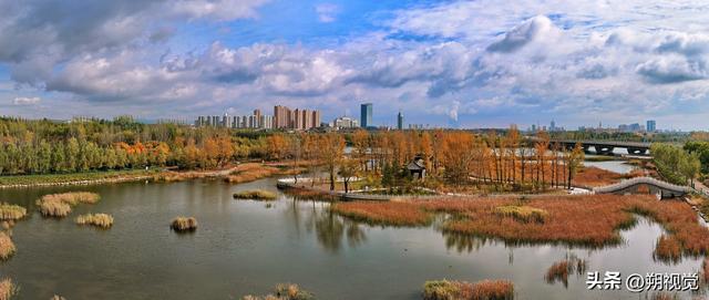 朔州市，沣汇公园秋天很美停车难