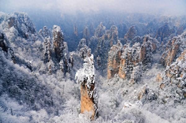 张家界国家森林公园冰雪季邀您赴约