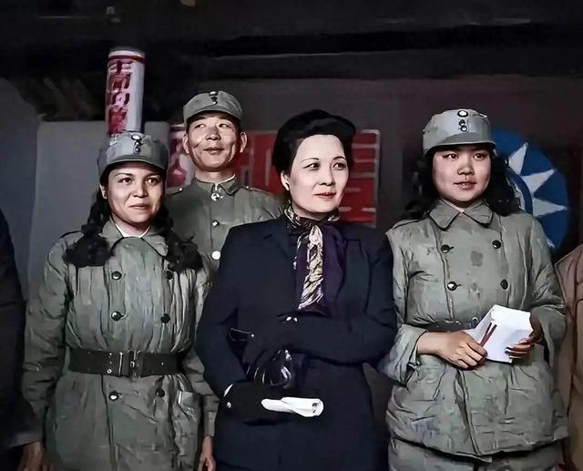 这才是宋美龄的真实容貌,绝对不是演员所扮演的