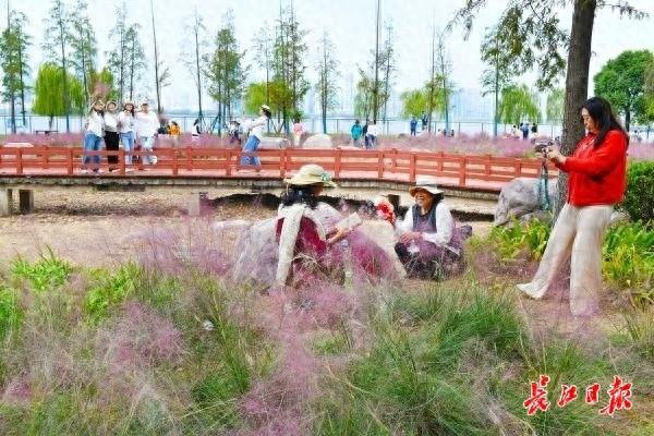 武昌江滩邂逅秋日浪漫