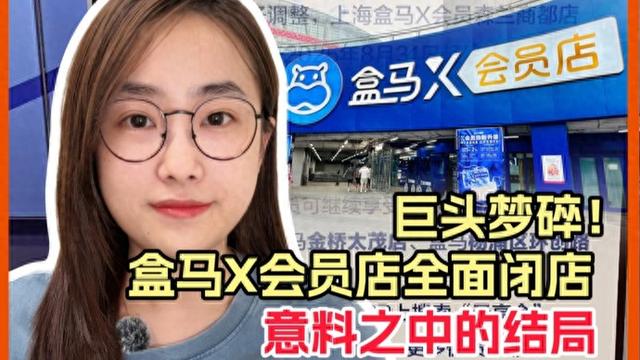 盒马X会员店全面闭店，意料之中的结局