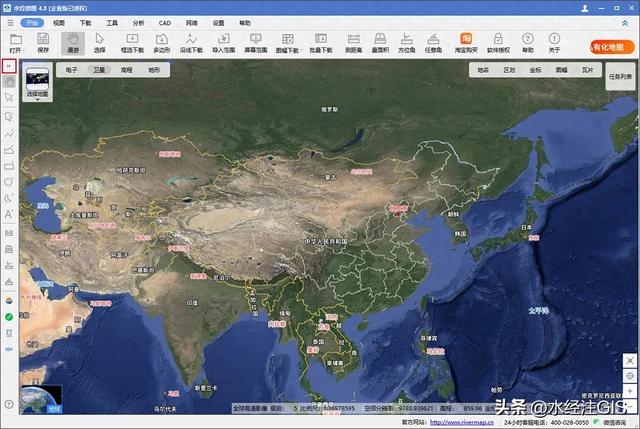 北京中轴线及沿线景点地名的地图标注绘制