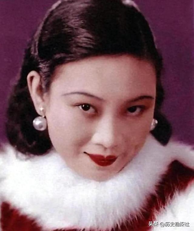 戴笠与胡蝶的真实影像，胡蝶一颦一笑妩媚动人，戴不怒自威