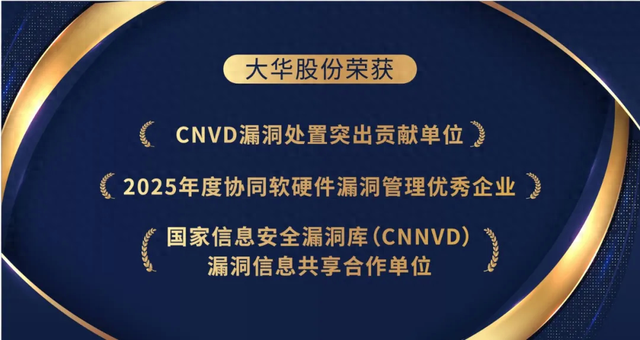大华股份荣获多项国家级网络安全荣誉