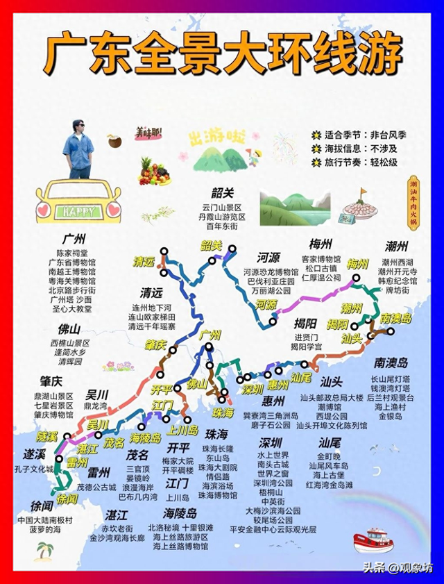 广东全景大环线游，一次打卡N种极致风光与人文宝藏