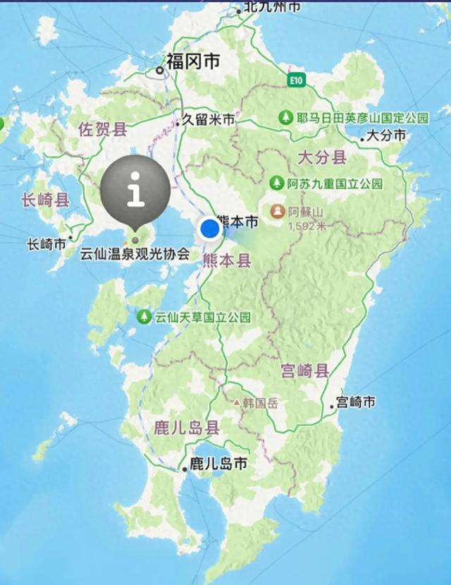 日本长崎的云仙、天草地区