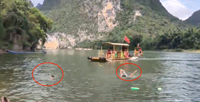 桂林漓江景区两小孩溺水，船夫跳水救人，景区回应：将对救人者通报表彰