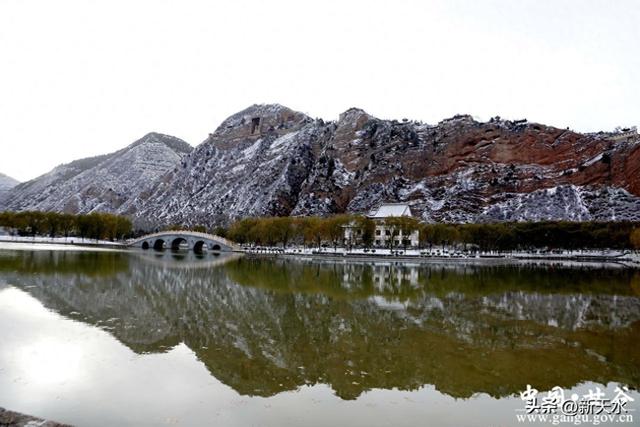 【美丽甘谷】雪落大像山！千年名山裹银纱 尽显冬日韵致