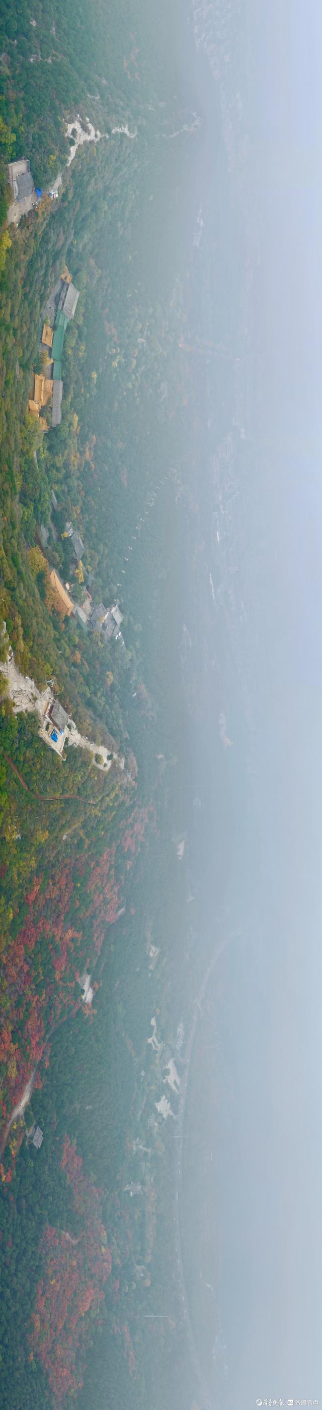 雾里俯瞰千佛山，朦朦胧胧别样美