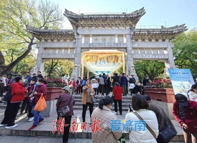 重阳登高正当时！千佛山人潮涌动，山会市集好热闹