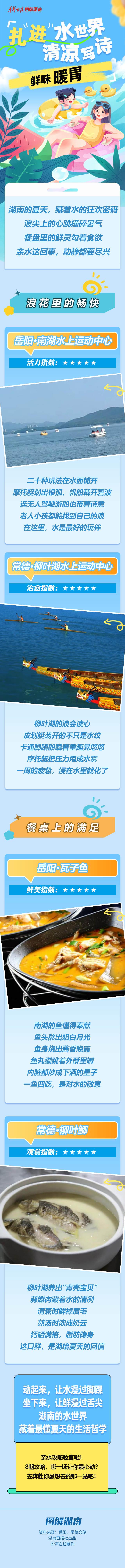 湖南亲水攻略⑧|扎进水世界，清凉写诗，鲜味暖胃