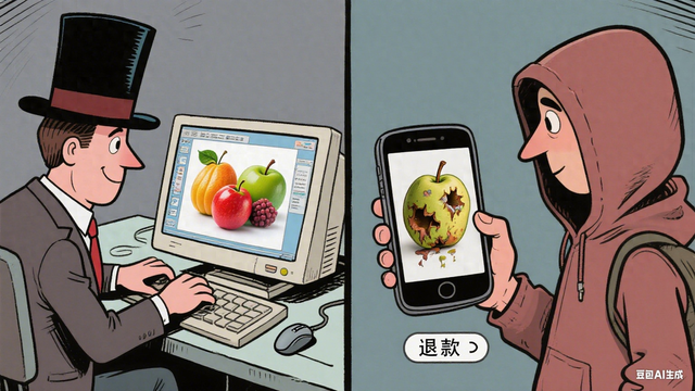 果然财经|商家假图诱购、买家伪瑕骗退，电商陷入“AI对轰”