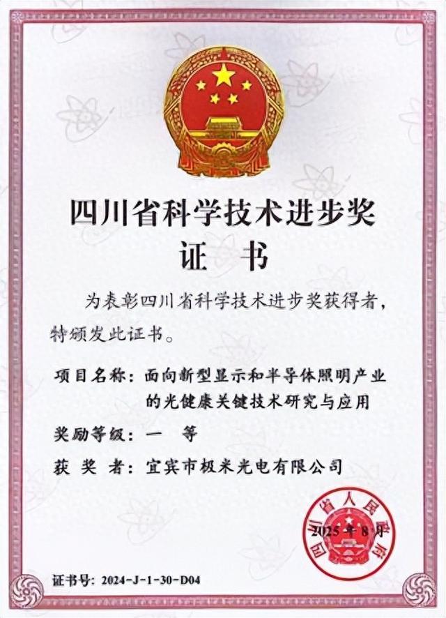 「宜宾」三江新区：+1！新区这家民营企业再获省级荣誉