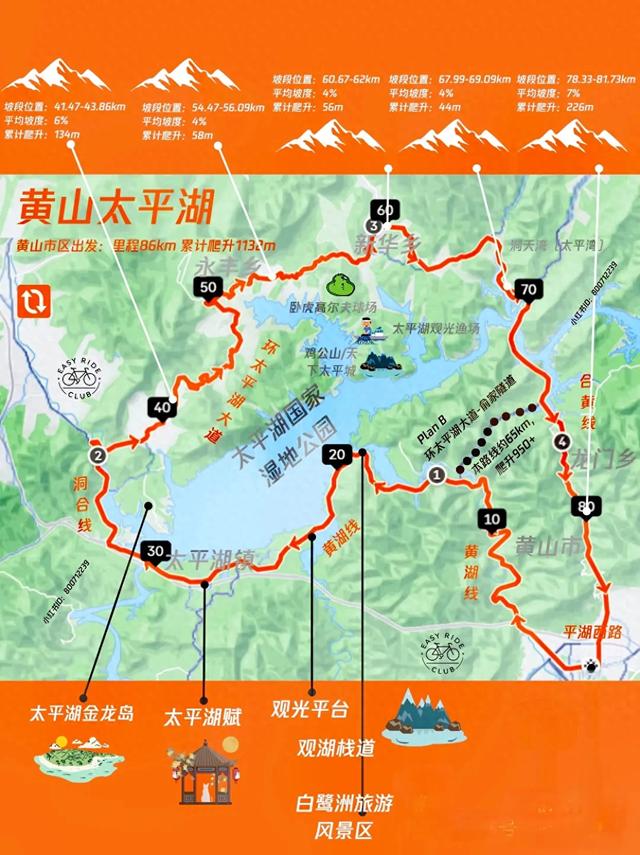 雨中太平湖，如水中黄山，治愈山水间。（十省穿越Day9）