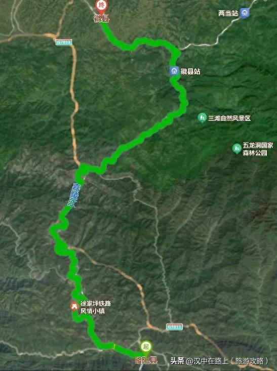 汉中出发沿嘉陵江跨省自驾,把秦巴深秋的美景装进车窗~图片