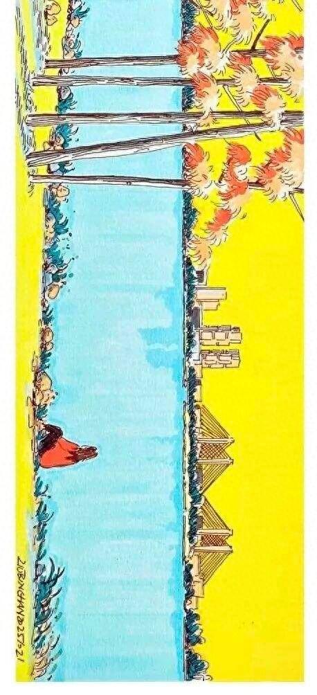 嗨！我画下了赏秋的你