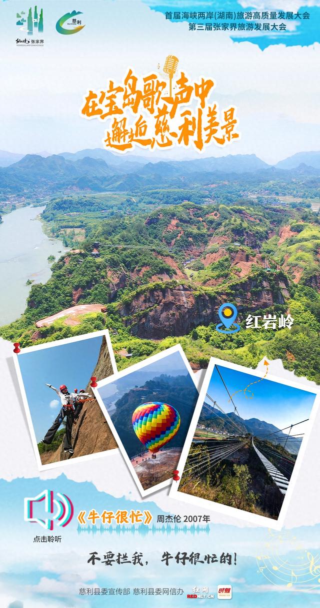 在宝岛歌声中邂逅慈利美景丨红岩岭上：牛仔很忙行动派