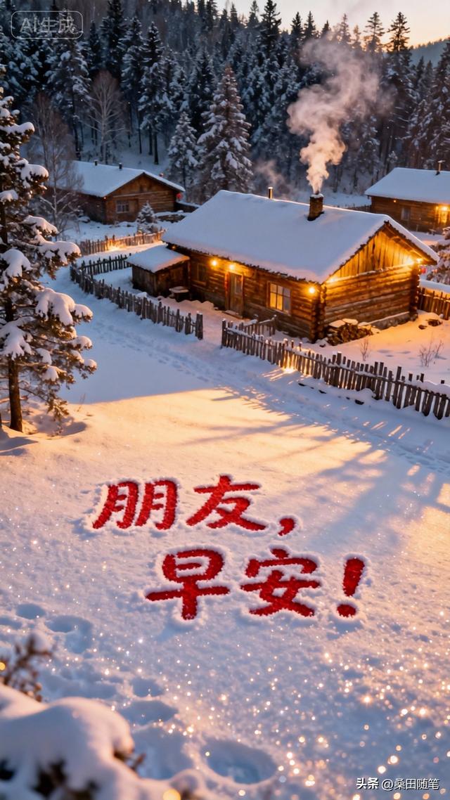 早安，雪乡的早晨（精美图片免费收藏）