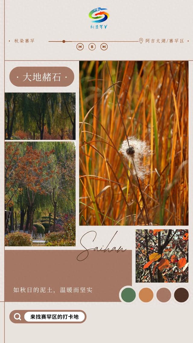 北疆文化 遇鉴赛罕 | 赛罕秋日色彩定义 北疆文化 遇鉴赛罕 | 赛罕秋日色彩定义