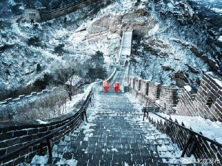 雪后长城出片了！