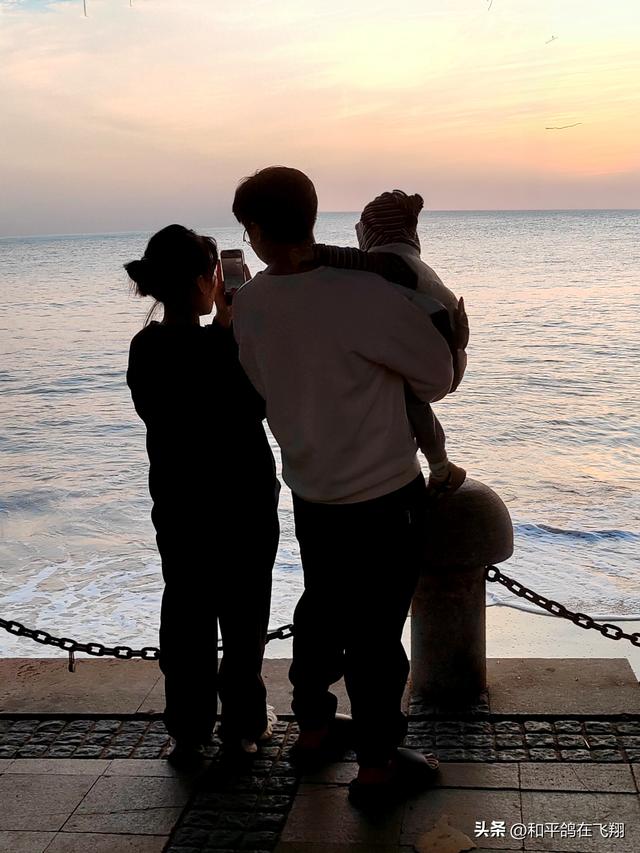 厦门海滨的落日之梦