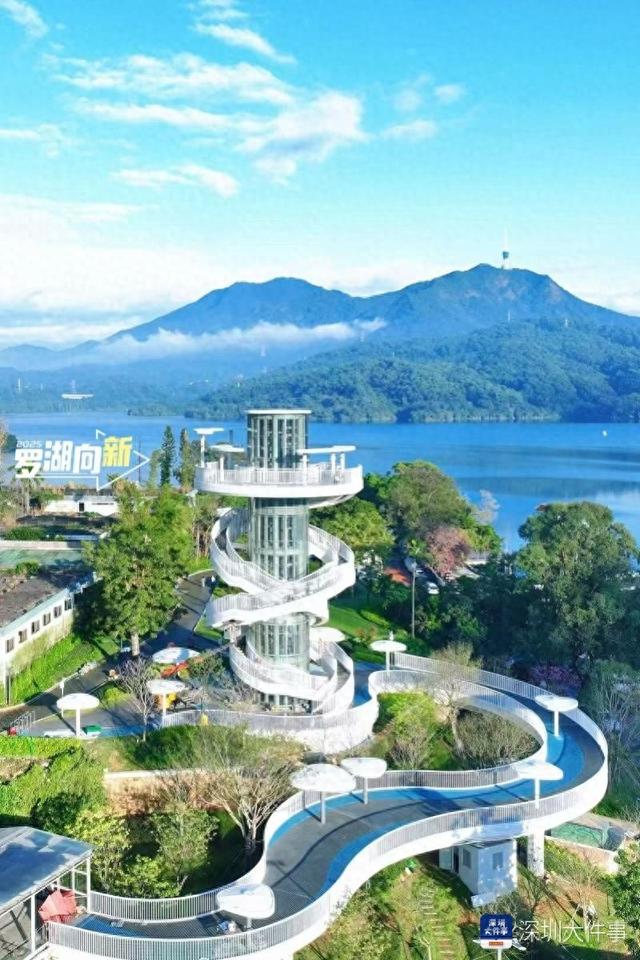 湖光山色串起八园风景 深圳罗湖“翡翠项链”全线点亮