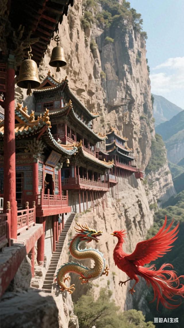 无双道龙赵小荣游记《 一笔祥龙天下行 》（五）关外悬空寺