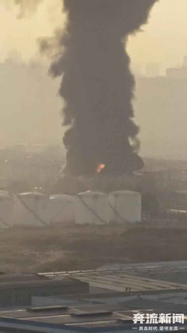 河南洛阳一仓库突发大火  暂无人员伤亡