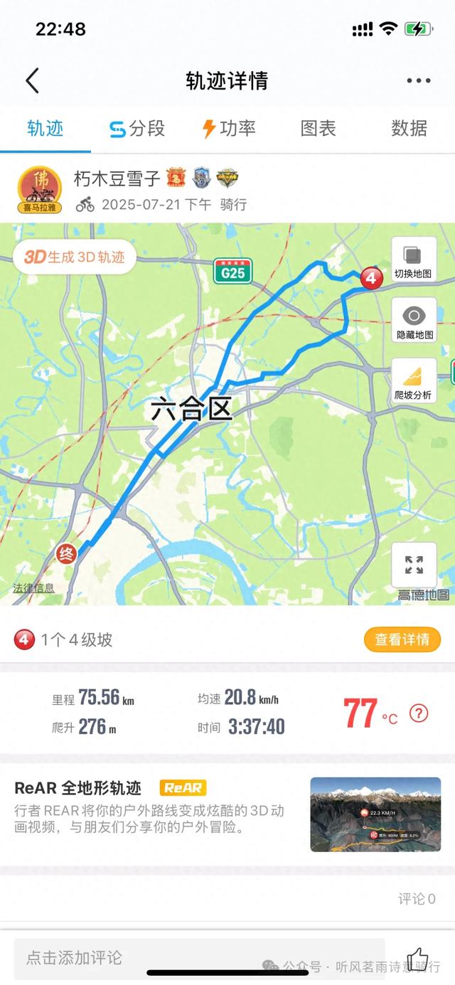 夜骑大美六合，马头山观日落。