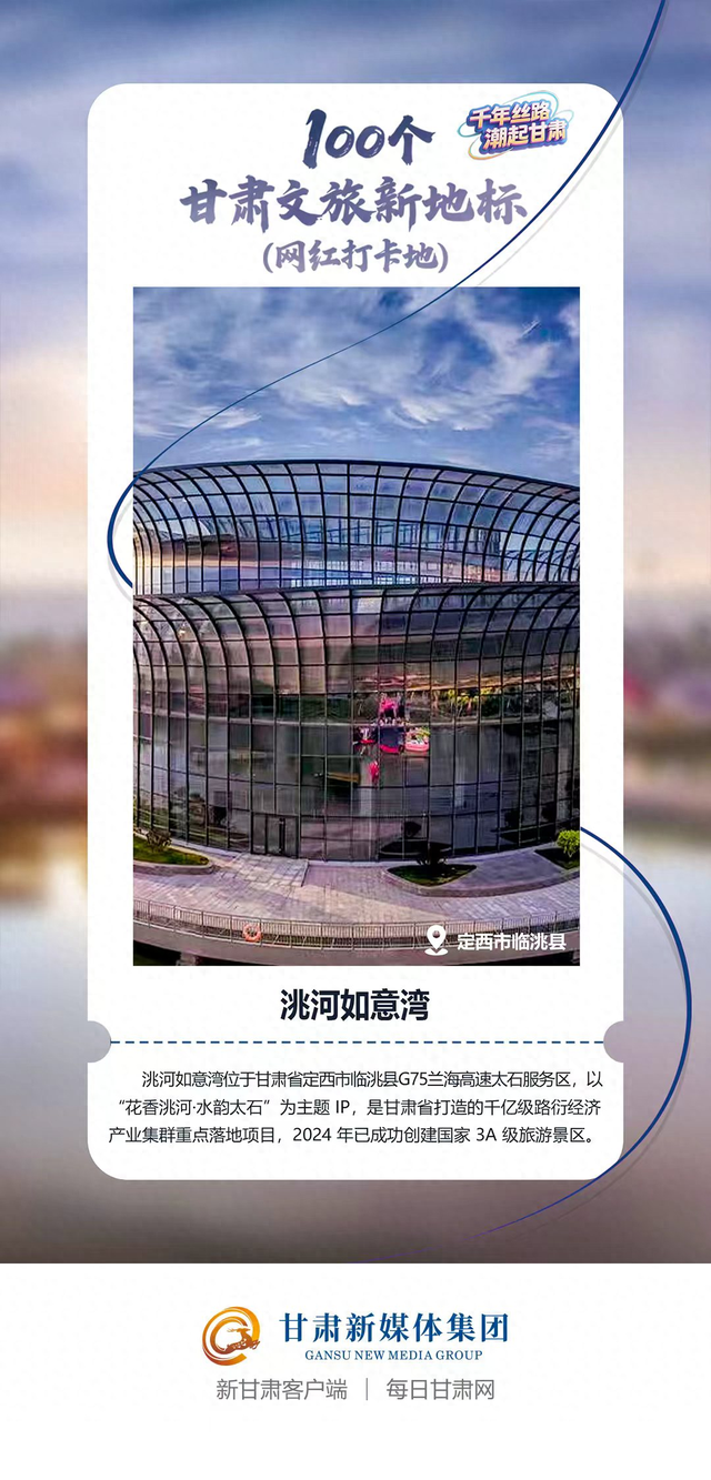 【微海报】100个甘肃文旅新地标(网红打卡地)——陇东南地区