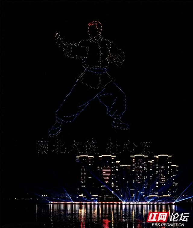 【每日一图@湖南】张家界的人文风情，在慈利的夜空闪亮