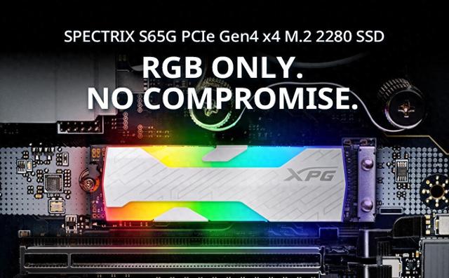 最快RGB游戏SSD登场：威刚XPG S65G最高读取6000 MB/s