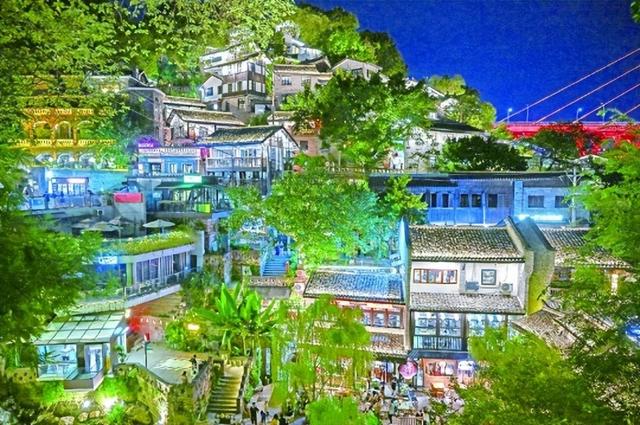 夜游下浩里 赏山城夜景
