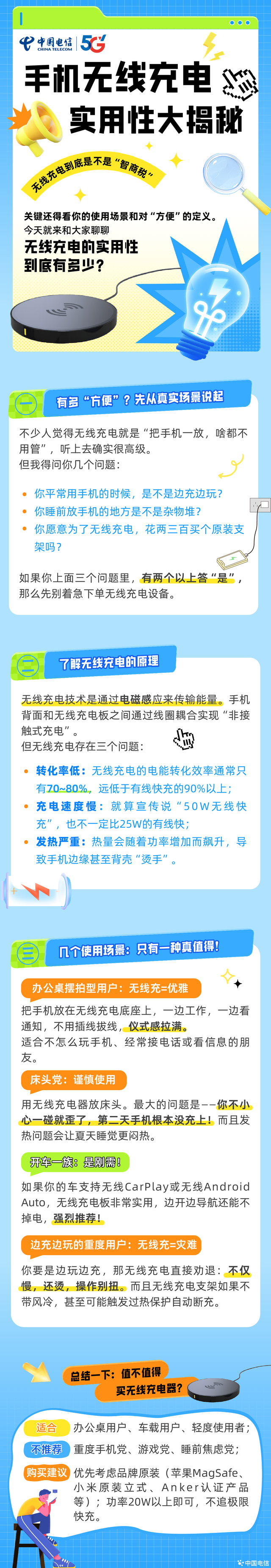 手机无线充电，实用性大揭秘