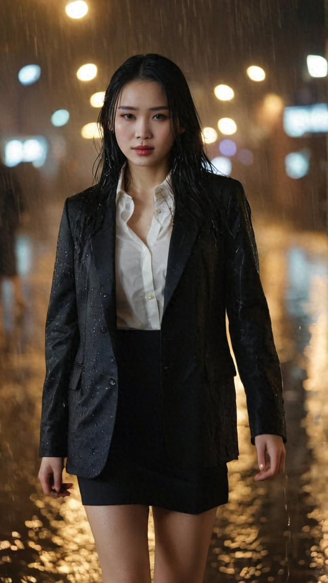 雨中的美女游戏攻略（美女写真雨中的女孩）