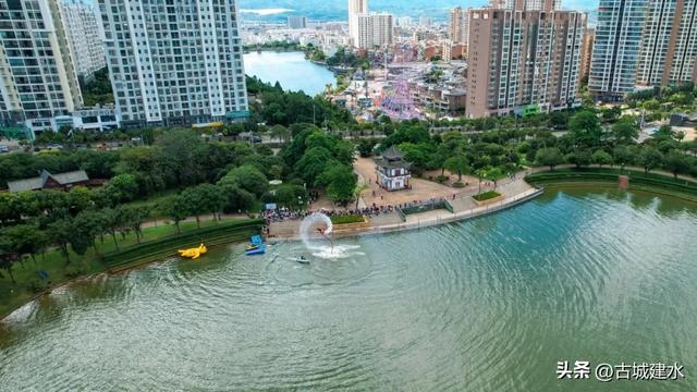 建水五龙湖惊现“水火共舞”，是谁还没看过？