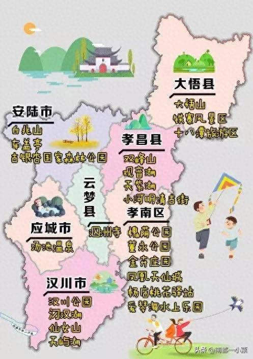 湖北孝感，四大古镇
