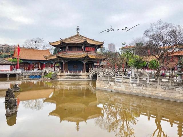 昆明这座千年古寺“好奇怪”：进门要走下坡，大雄宝殿在最低处？