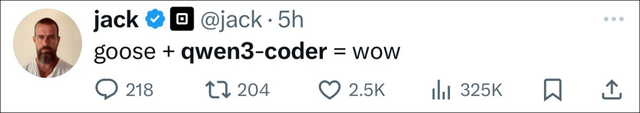硅谷热议阿里千问！推特创始人点赞Qwen3-Coder