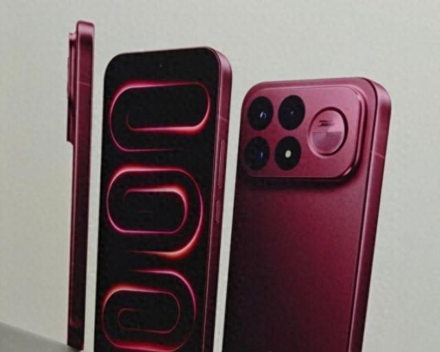 果味十足！REDMI K100 Pro海报曝光，疑似车厘子红新配色