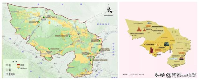 内蒙阿盟，四大古城
