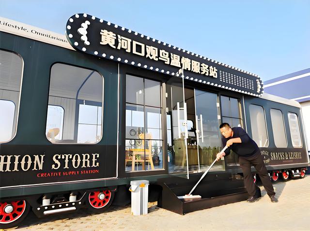 黄河口观鸟温情服务站投用 暖心服务护航生态观鸟之旅