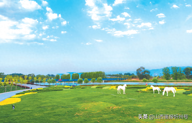 牧马河生态公园成国庆热门打卡地，城市“绿洲”引客来