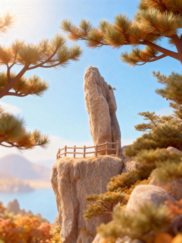 降温暴击🐻‍❄️！给黄山地标加毛茸茸滤镜，软到想 rua～| 皖美冬日