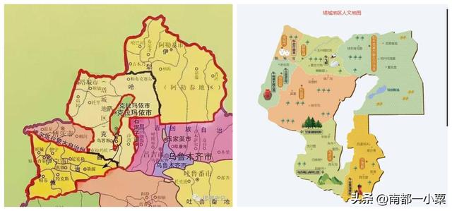 新疆塔城，四大古镇