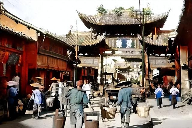 太罕见了！100年前的云南昆明，居然是这个样子